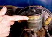 check brake fluid monthly
