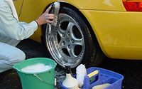 keep your alloy wheels clean