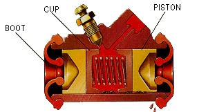 wheel cylinder of drum brake